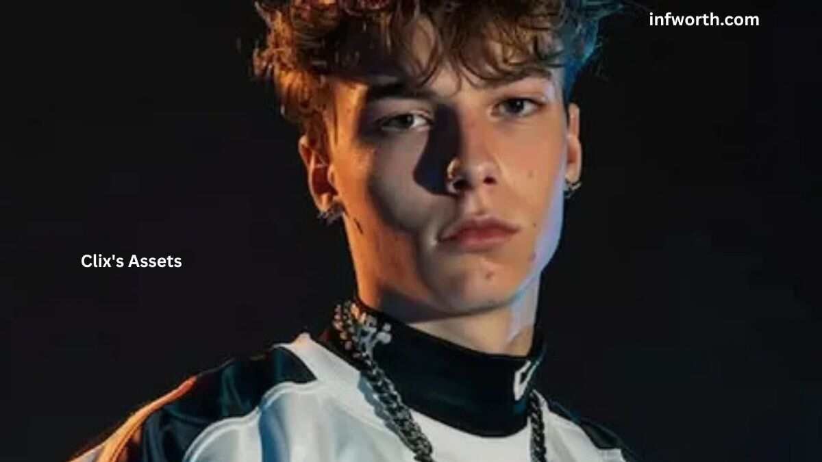 Clix Net Worth 2026 – Clix posing in a gaming jersey, highlighting his luxury assets and growing wealth.