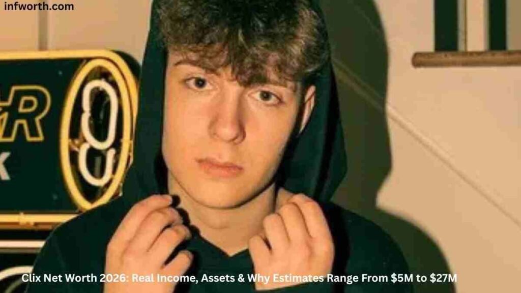 Clix Net Worth 2026 – Clix portrait highlighting his real income, assets, and estimated net worth.