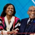Deborah Roberts smiling during a TV interview alongside her husband while discussing her journalism career and Deborah Roberts Net Worth.