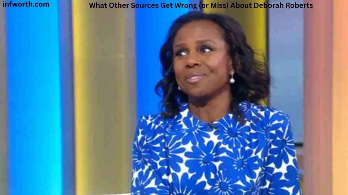 Deborah Roberts during a television interview discussing her journalism career and Deborah Roberts Net Worth.