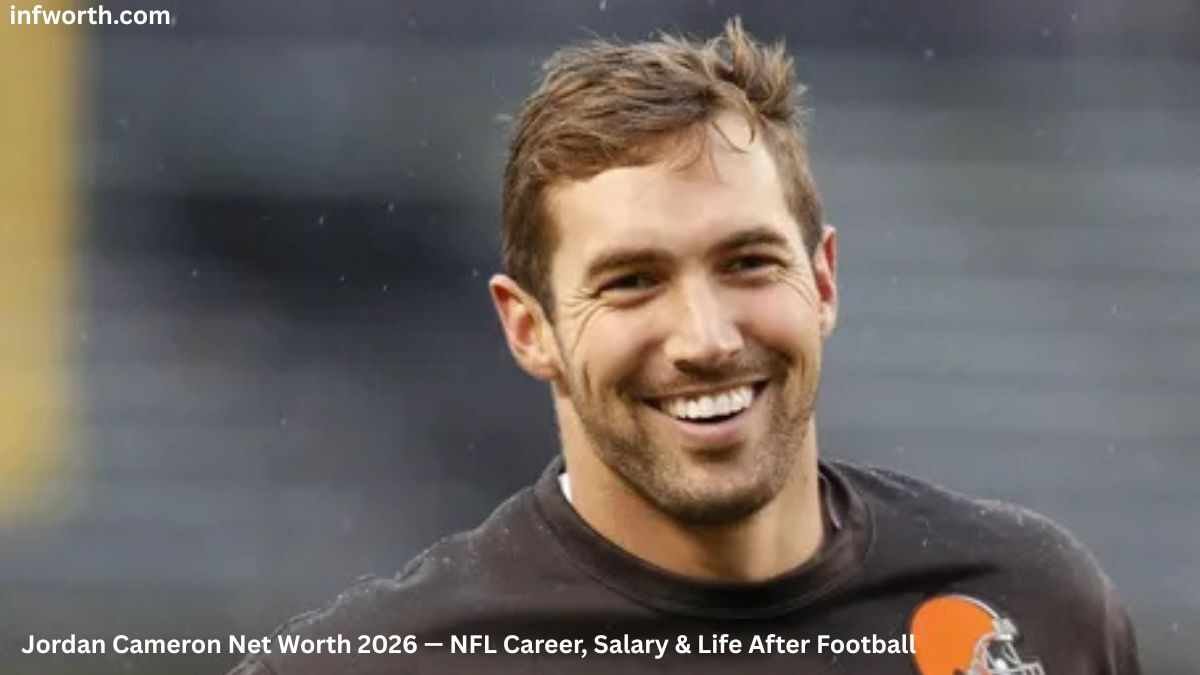 Jordan Cameron smiling during his NFL career – Jordan Cameron Net Worth 2026