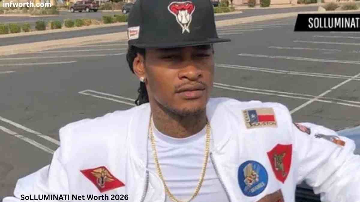 SoLLUMINATI Net Worth 2026 – SoLLUMINATI wearing a white jacket during an interview about his YouTube career.