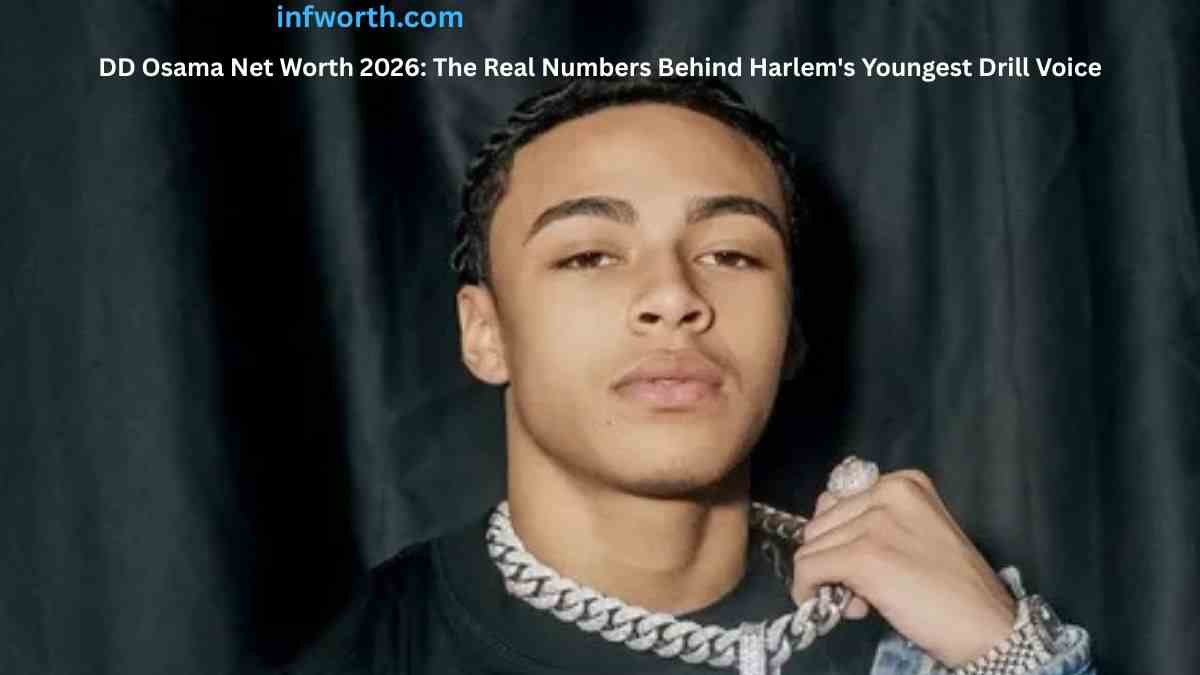 DD Osama Net Worth 2026 portrait of the young drill rapper