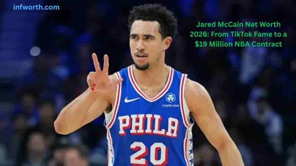 Jared McCain Net Worth 2026 with NBA contract and Philadelphia 76ers jersey