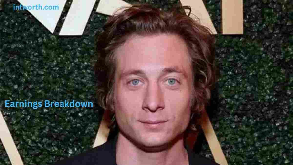 Jeremy Allen White Net Worth earnings breakdown and income sources