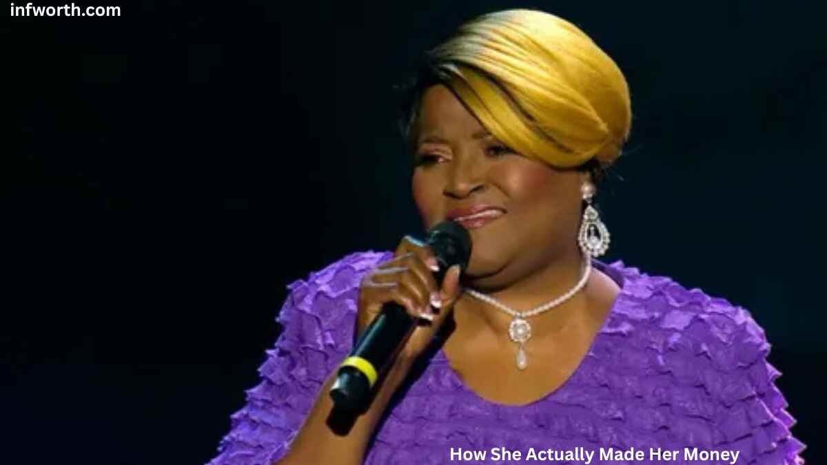LaShun Pace performing live on stage during a gospel concert for the LaShun Pace Net Worth article.