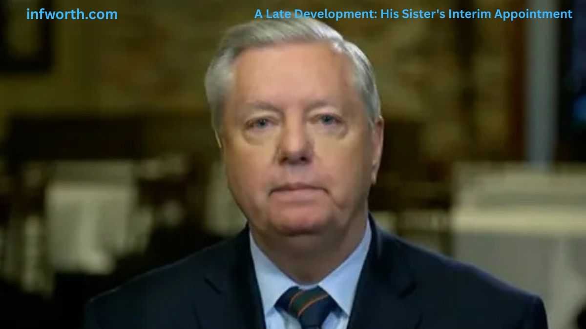 Lindsey Graham in a formal suit, featured in an article about Lindsey Graham Net Worth and his family background.