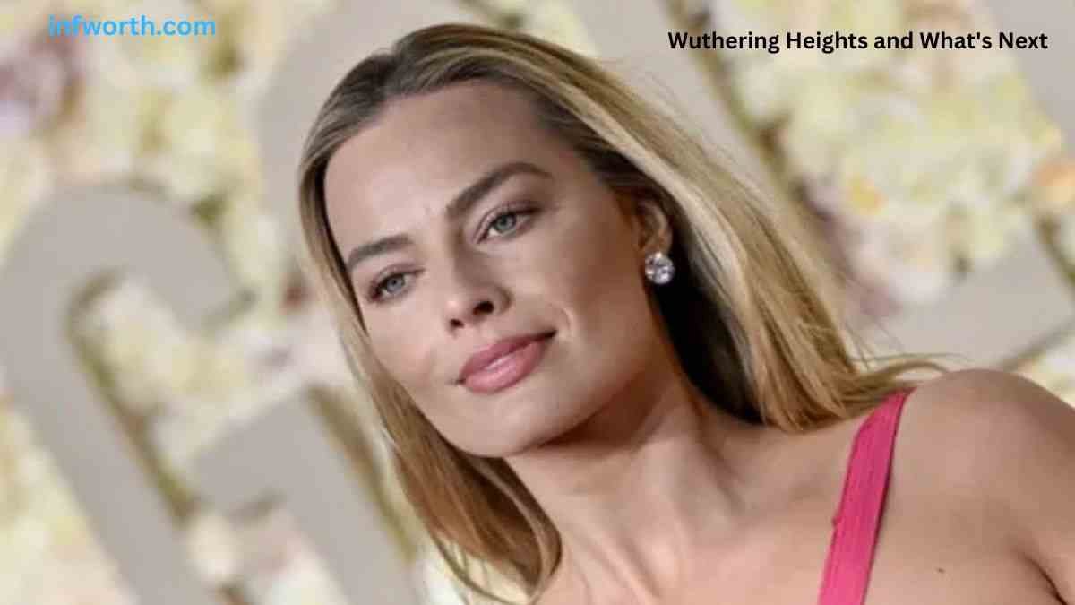 Margot Robbie portrait featured in an article about Margot Robbie Net Worth and her upcoming movie projects.