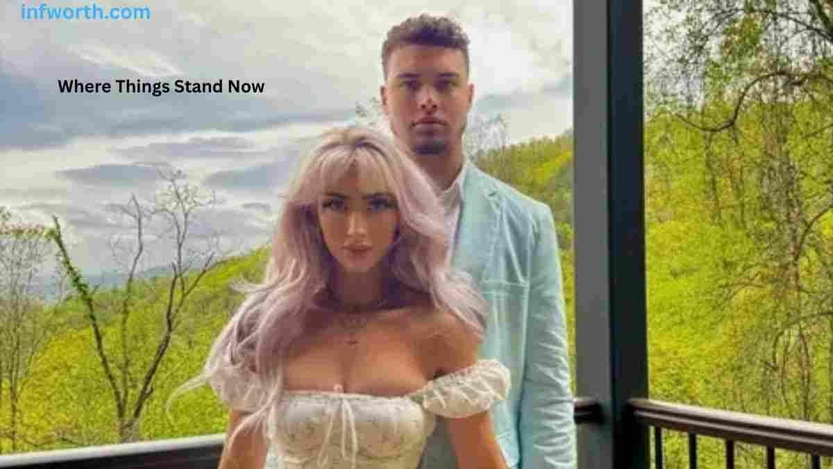 Nala Ray and her husband posing outdoors – Nala Ray Net Worth