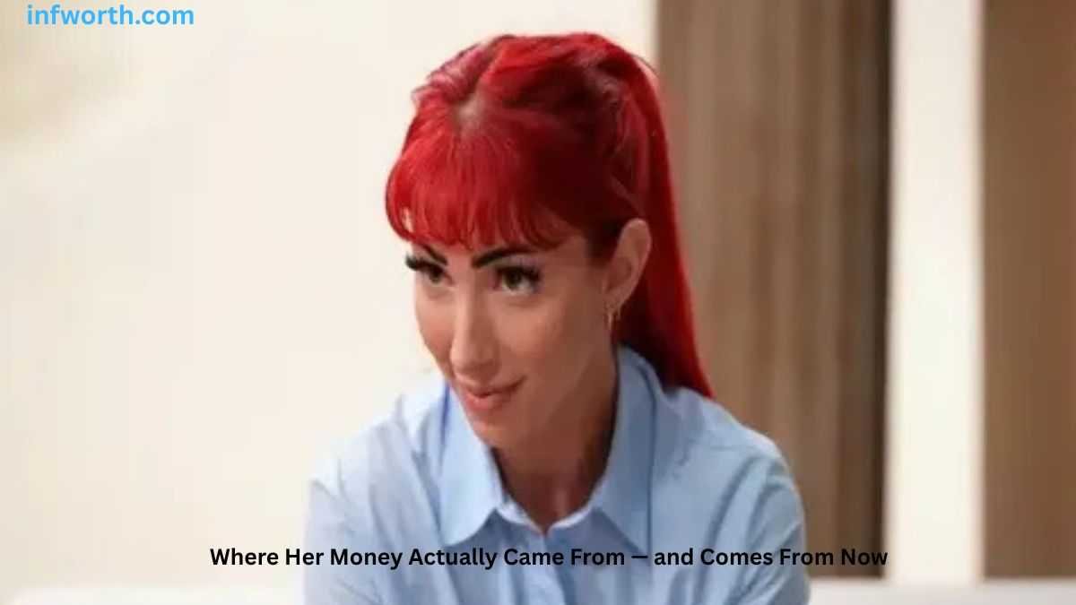 Nala Ray with red hair in a light blue shirt – Nala Ray Net Worth