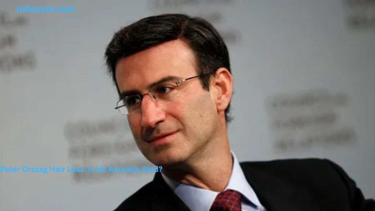 Peter Orszag Hair Loss: Peter Orszag with dark hair wearing a suit