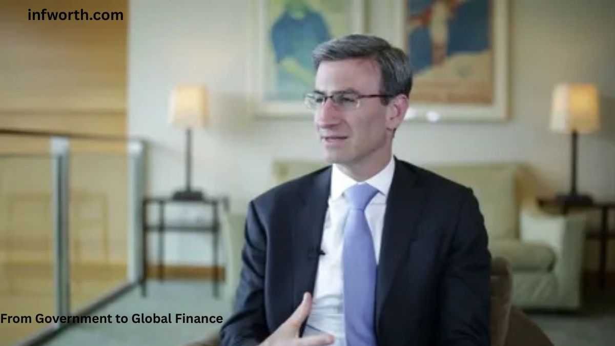 Peter Orszag Hair Loss: Peter Orszag in a suit during an interview