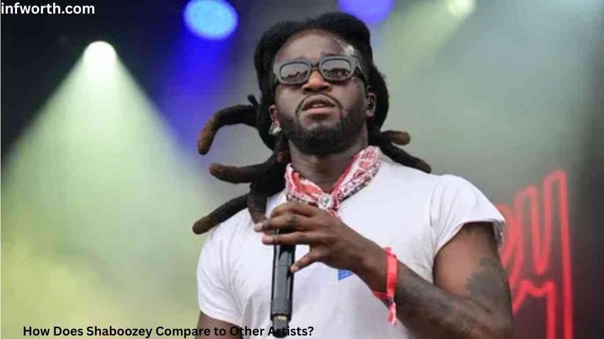 Shaboozey Net Worth – Shaboozey performing live on stage during a concert in front of a large audience.