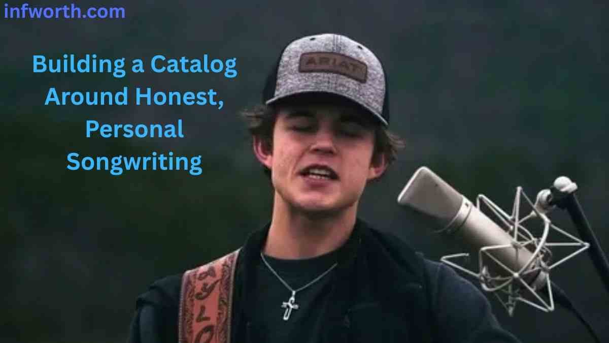 Waylon Wyatt performing while building a catalog through personal songwriting