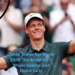Jannik Sinner celebrating with his tennis racket during a match – Jannik Sinner Net Worth 2026