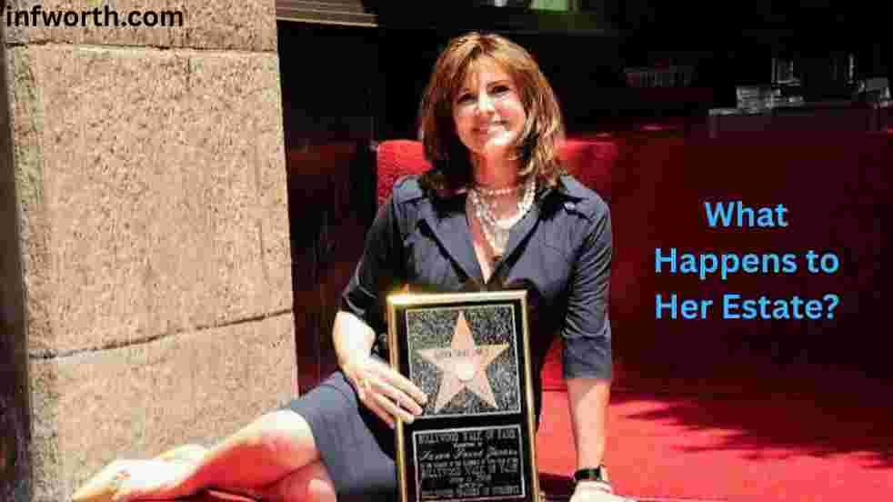 Susan Saint James Net Worth – Actress sitting with a Hollywood Walk of Fame star plaque