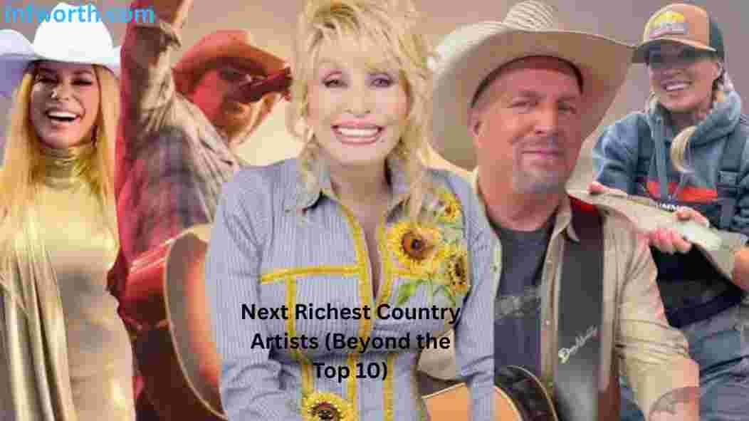 Wealthiest Country Artists Net Worth 2026 featuring Dolly Parton and other famous country music stars beyond the top 10.